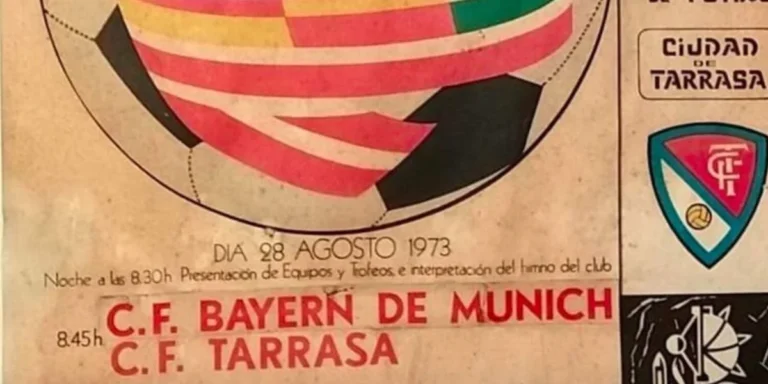 50 Años del Inolvidable Bayern de Múnich-Terrassa FC: Un Recuerdo Histórico